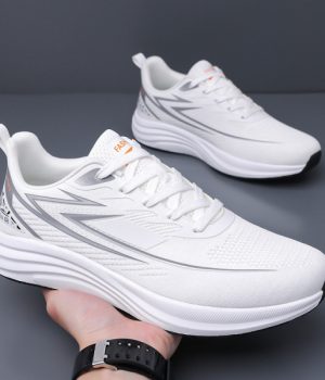 Blue White And Red Color Paint Casual Sneakers Canvas Shoes For Men Lightweight Breathable And Comfortable Shoes For Walking M17 - Stylish and Comfortable Sneakers